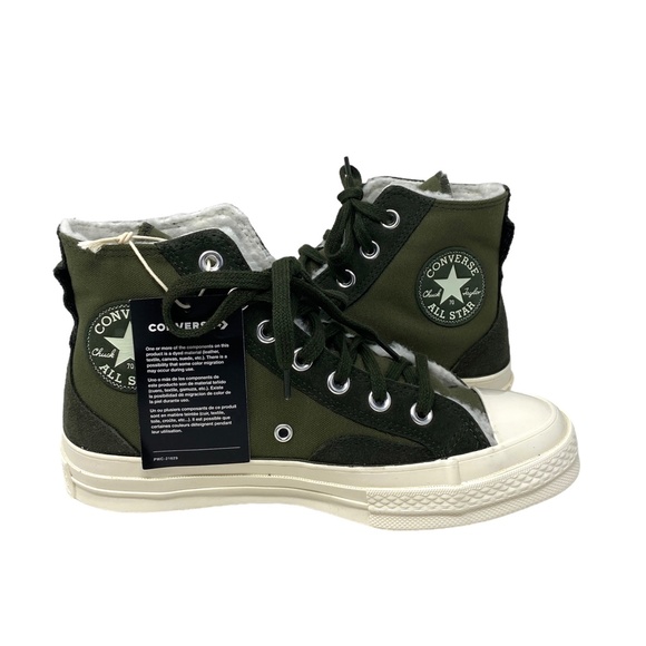 Converse Chuck 70 Shoes For Women Casual Khaki Canvas High Top Sneakers A05055C - Picture 6 of 11